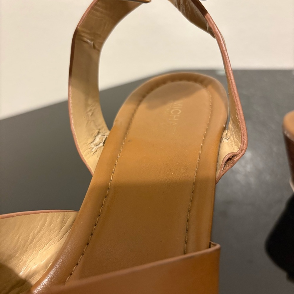 MICHAEL Michael Kors Abbott platform wedge sandals - Picture 4 of 11
